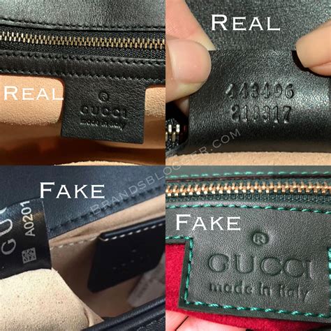 real gucci bookbag vs fake|check gucci serial number.